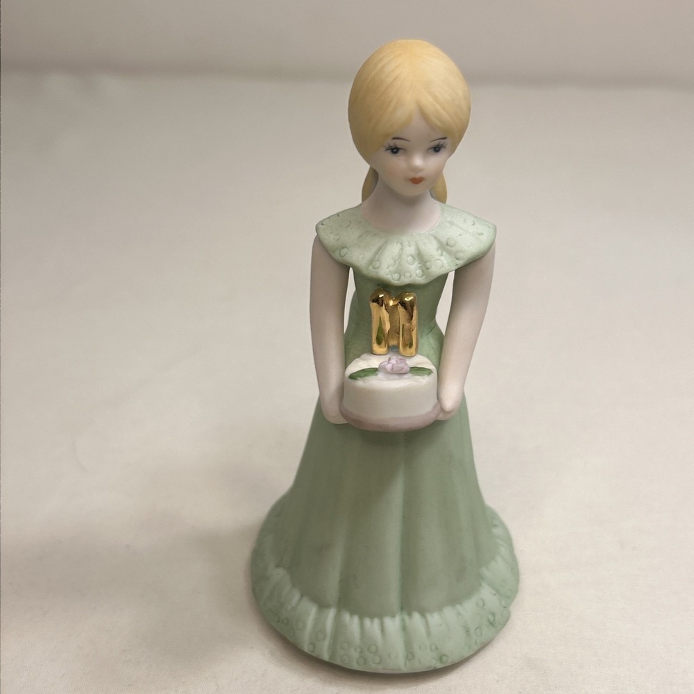 Enseco 1982 Growing Up Birthday Girls Age 11 Blonde Hair Figurine